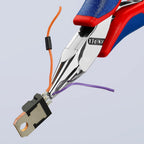 KNIPEX Elektronik-Vornschneider mit Mehrkomponenten-Hüllen 115 mm, 64 22 115