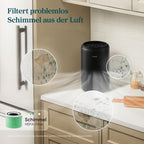 LEVOIT Luftreiniger mit HEPA Luftfilter, CADR 258m³/h für 54㎡ Raucherzimmer, gegen 99,97 Prozent Schimmel Staub Pollen Tierhaare, Air Purifier mit Luftqualitäts-Feedback und Auto-Modus, Schlafmodus