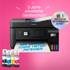 Epson EcoTank ET-4800 A4-Multifunktions-Wi-Fi-Tintentankdrucker, mit einem im Lieferumfang enthaltenen Vorrat an Tinten bis zu 3 Jahren