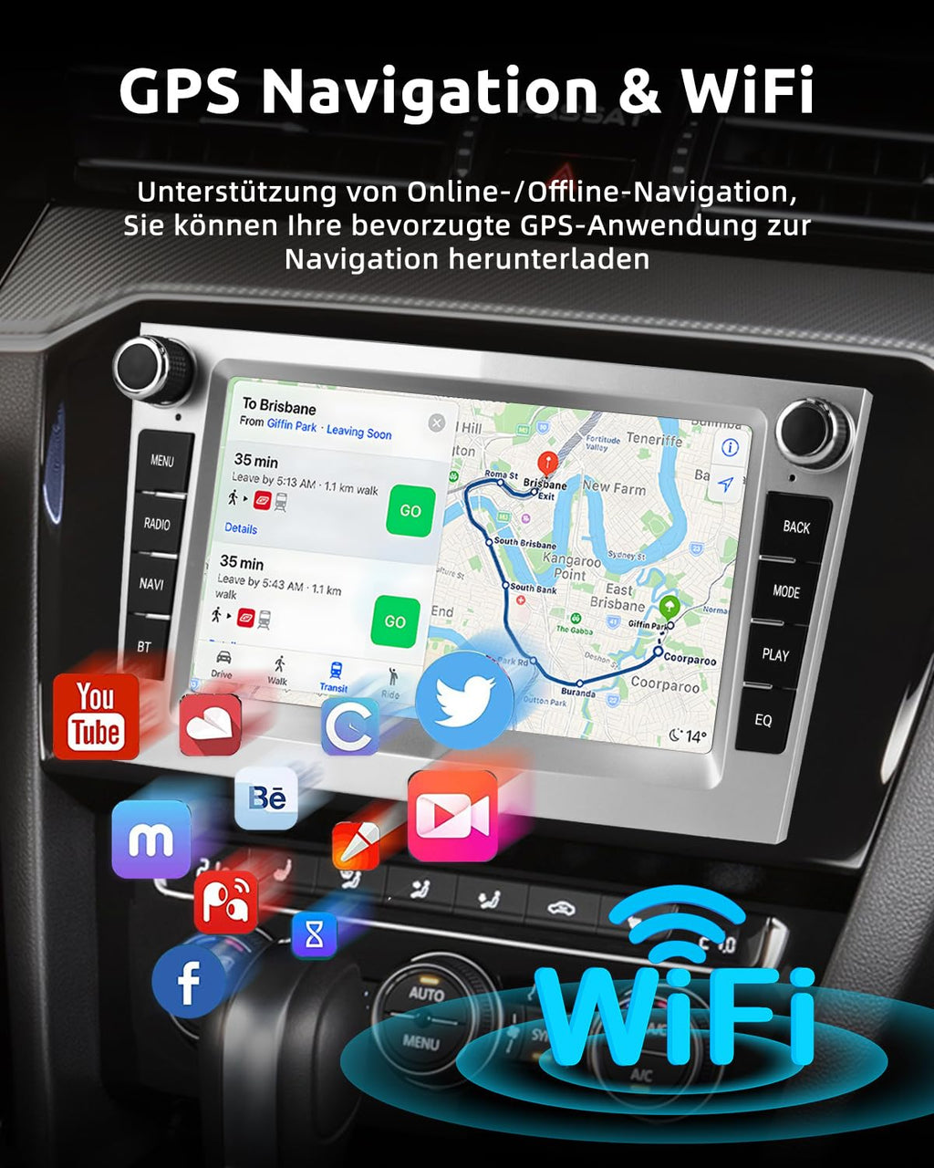 ESSGOO 4+64G Drahtloses Carplay und Android Auto Autoradio Für Vauxhall Opel Corsa C/D Zafira B Astra H Zafira b Meriva Vivaro Signum Combo mit 7 Zoll Touchscreen Bluetooth FM RDS GPS WiFi Silber