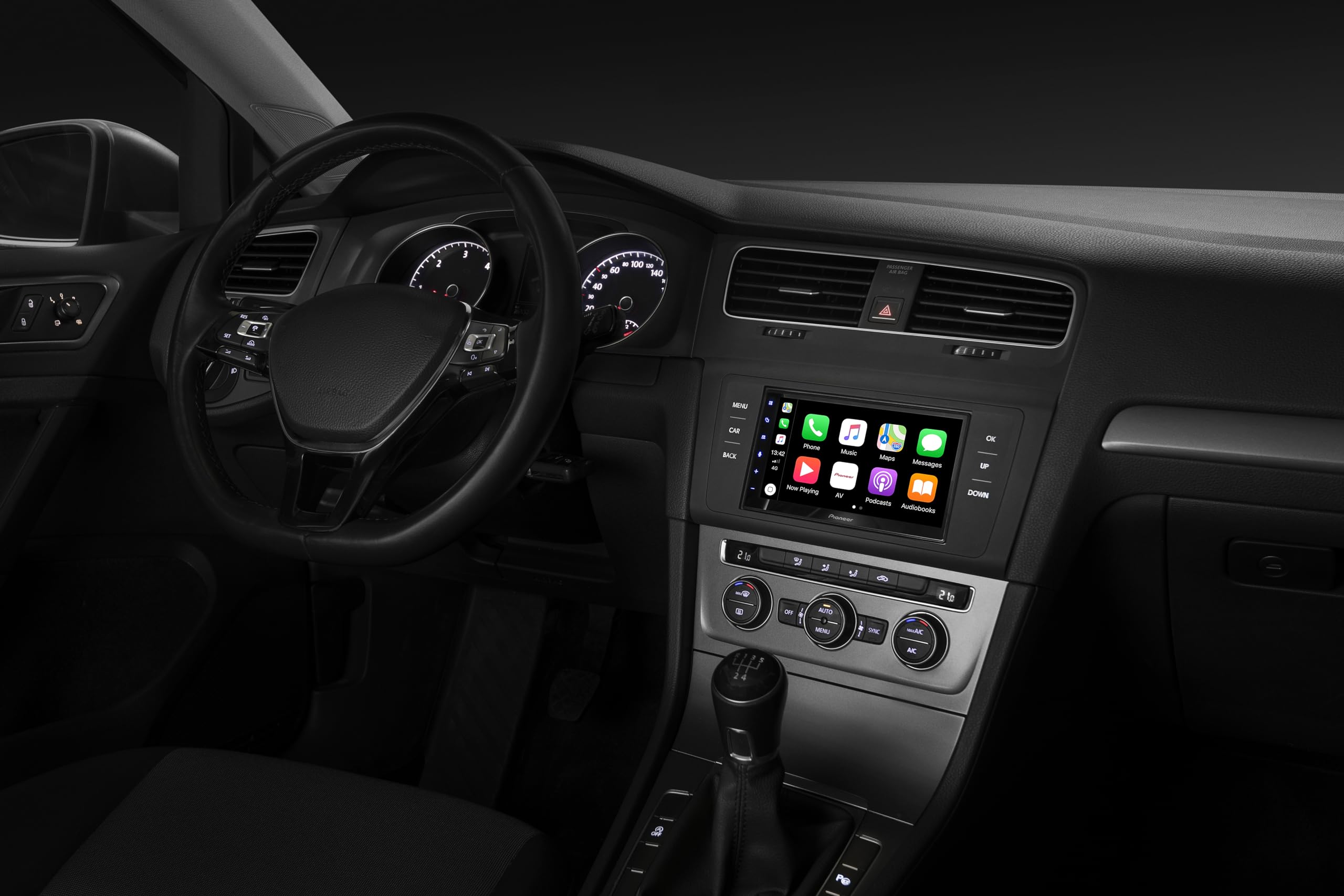 Pioneer SPH-DA250DAB-CAM, 6,8" 2-DIN-Mediareceiver mit Apple CarPlay, Android Auto, DAB+ und Bluetooth, inklusive Dash Kamera