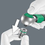 Wera 05075830001 Safe-Torque A 1 Set 1, Drehmomentschlüssel-Satz, 1/4" Vierkant, 2-12 Nm, 10-teilig, Schwarz-grün