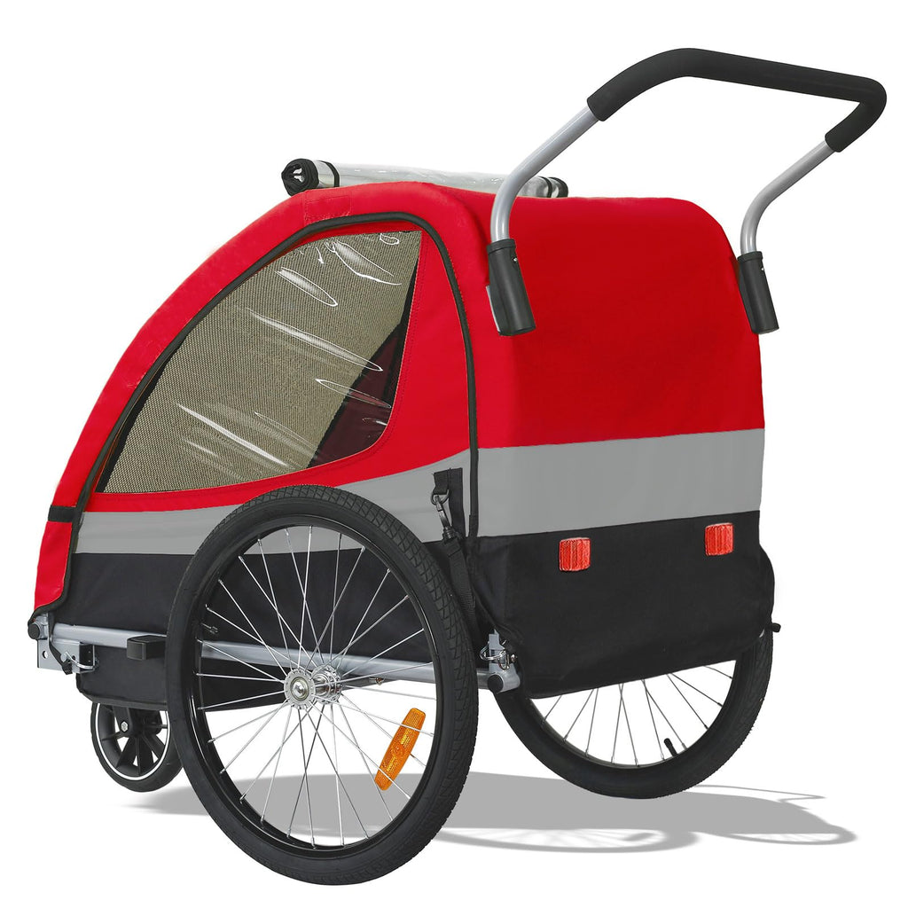 Tiggo Kinderanhänger Jogger 2 in 1 Kinderfahrradanhänger Fahrradanhänger Anhänger 50402