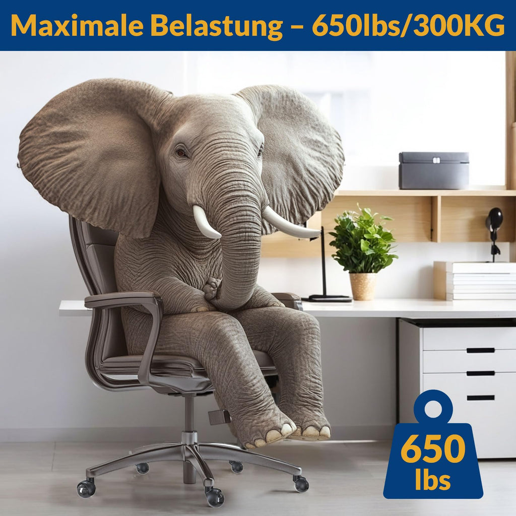 COSYLAND Bürostuhl Rollen 5er-Set 10x22 mm, Gummi Ersatzrollen für Bürostühle, leise Stuhlrollen für Parkett, Teppich & Hartboden (Nur für 1-KEA geeignet)