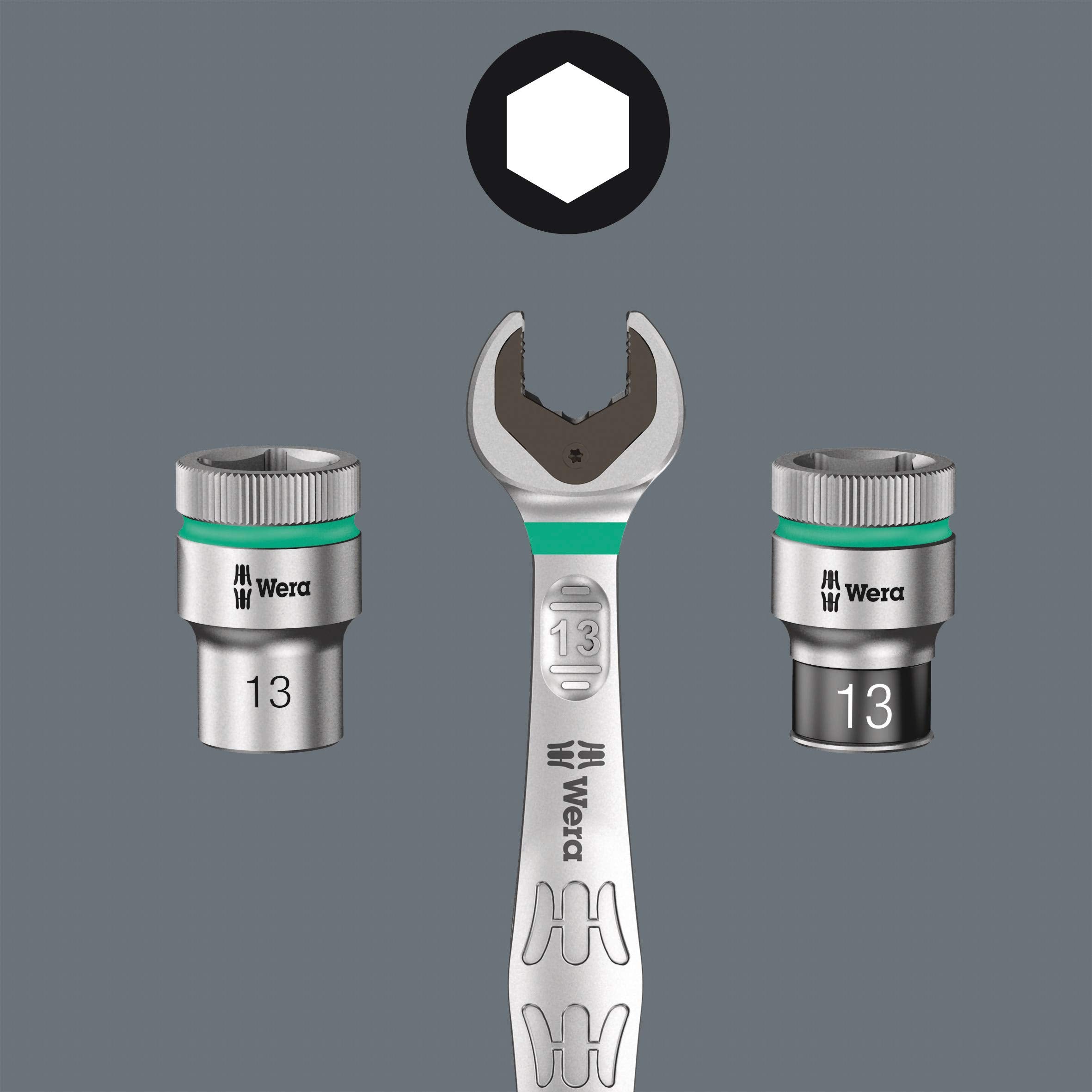 Wera 05004181001 Bicycle Set 12, Ringmaulschlüssel-Satz, 12-teilig