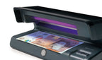 Safescan 50 UV Falschgeld-Detektor, der Banknoten, Kreditkarten und Ausweise überprüft - UV Geldprüfer für neue Scheine - Falschgeld-Scheinprüfer mit UV-Licht - UV-Licht-Geldprüfer Maschine