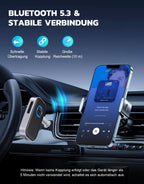 Glangeh Bluetooth 5.3 Adapter Auto, Upgraded Lärmminderung 3,5mm Aux Bluetooth Adapter, 16H Standby Empfänger Receiver Klinke für Auto Audio System, Kopfhörer, Speaker, Stereo-Endstufen