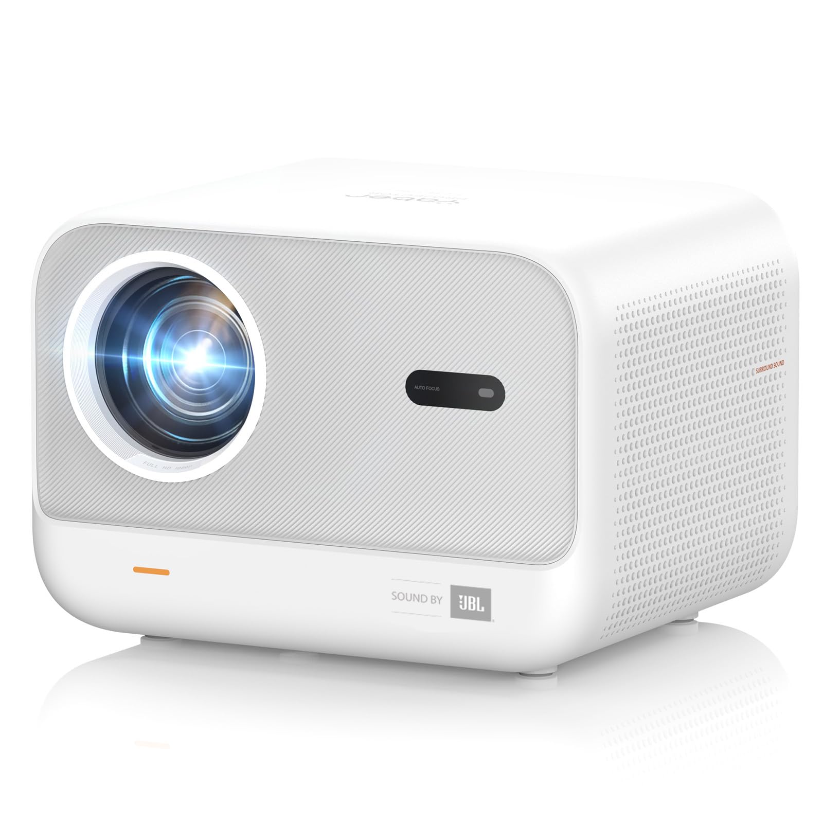 Beamer Sound by JBL,1080P Native Projektor, Yaber L2s Nahtloser Autofokus Video Projektor, LED Projector mit WiFi6 und Bluetooth 5.1 Heimkino für Handy/Laptop, Kompatibel mit TV Stick