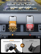 AINOPE Handyhalterung Auto Lüftung - [Schwerkraft-Design] [Einhandbedienung] Handy Halterung Auto, 2025 Autohalterung Auto Zubehör Für iPhone 16 e 15 14 13 12 11 Pro Max XR, Smartphone mit Hülle