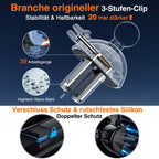 VANMASS Handyhalterung Auto 2026 neuste Version Handy Halterung Auto 4 in 1 Lüftung & Saugnapf Handyhalter 100% Kratzschutz Smartphone Halterungen Innentürgriffe für iPhone 17 Samsung S24 Huawei