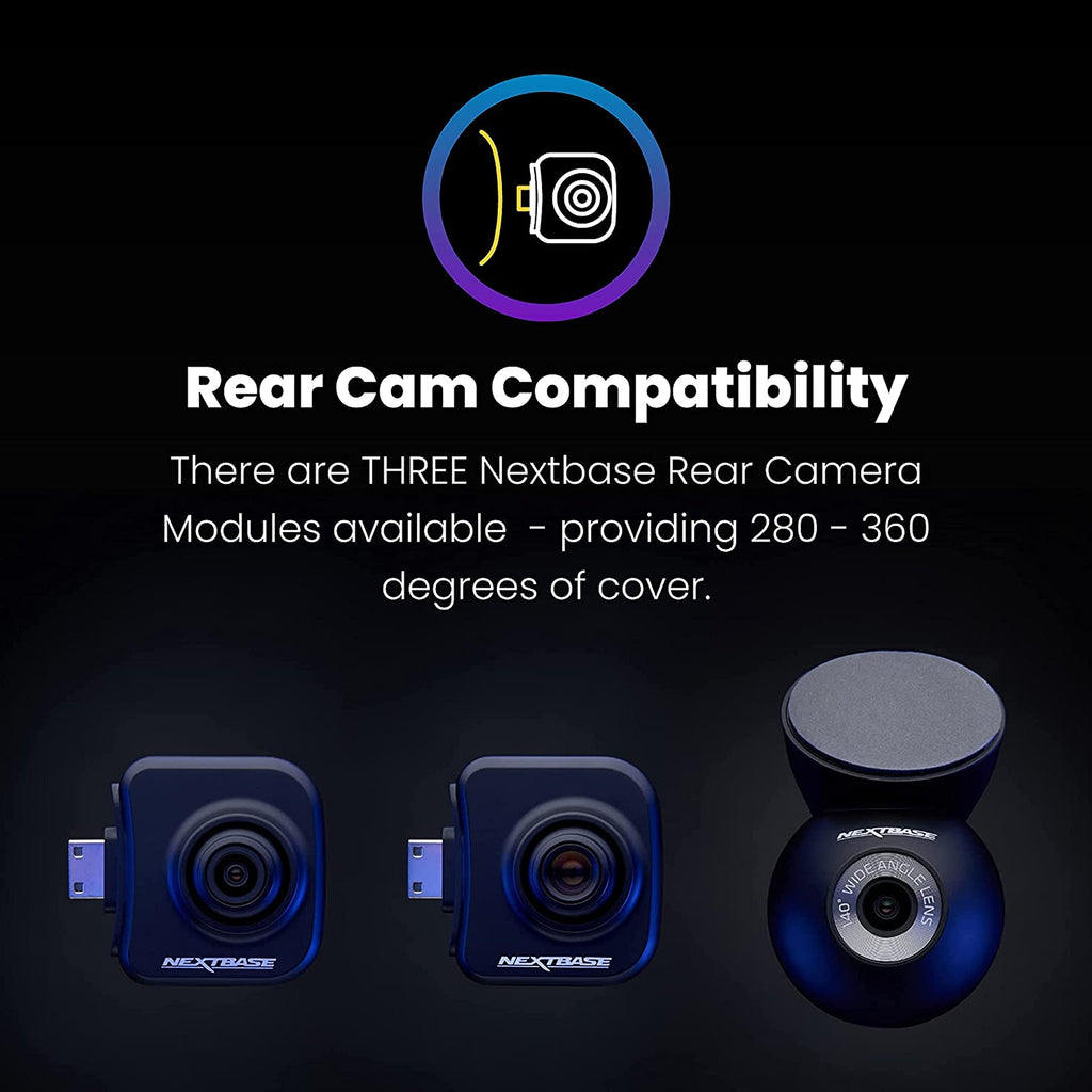 Nextbase® 622GW Dashcam Auto Vorne | Parkmodus 24/7 Parküberwachung | 2160p 30fps Dash Cam | 3-Zoll-Bildschirm | Auto Kamera 140 Grad Betrachtungswinkel Nachtsicht Pro