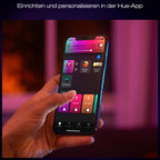 Philips Hue Devote Smart LED-Panel-Licht, weißes und farbiges Ambiente, rund 30cm, 16,6W, 2000 Lumen, weißer Rahmen für Innenbeleuchtung, Decke, Wohnzimmer, Küche, Flur, 2er Pack