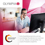 Olympia A210 4in1 Laminiergerät A4 | Laminierset A4 | Laminator | Schnelles Aufwärmen | Laminiermaschine, Papierschneider & Eckrunder | Ideal für Büro Schule & Heimgebrauch | Inkl. 15 Folien