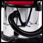 Einhell TC-VC 1812 S Nass-Trockensauger (1.250 W Leistung, 36mm Schlauchsystem, 12 l Edelstahlbehälter, Schaumstofffilter, umfangr. Düsenzubehör)