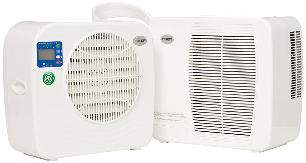 EUROM Split Klimaanlage AC2401 für Wohnwagen, Wohnmobil, Camping, Boot, Bus, Camper, Caravan, Mobilheim | Mobiles Klimagerät mit 2400 BTU | Verbessertes Modell dem legendären Klima AC2400