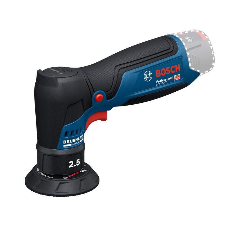Bosch Akku - Exzenterschleifer GEX 12 V-77 (Ausführung: 06019L2100, Solo/Karton)