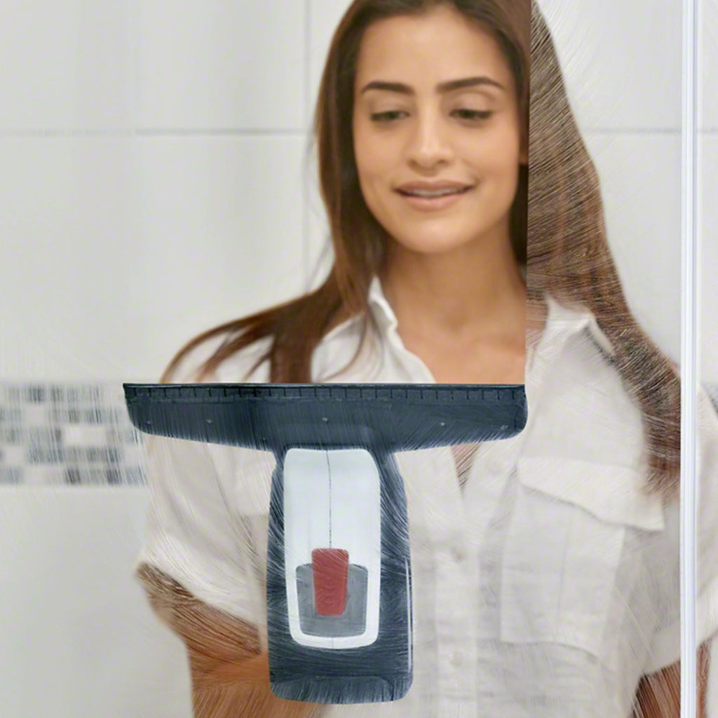 Bosch Akku Fenstersauger GlassVAC (für Fenster, Spiegel und Dusche, Laufzeit: ca. 35 Fenster, im Karton)