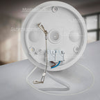 BRILONER - LED Deckenlampe 98cm mit indirektem Licht, 3 cm flach, 36W, 4800lm, neutralweißes Licht, Lampe, Deckenleuchte, Wohnzimmerlampe, LED Panel, Küchenlampe, Deckenbeleuchtung, 98x20x3 cm, Weiß