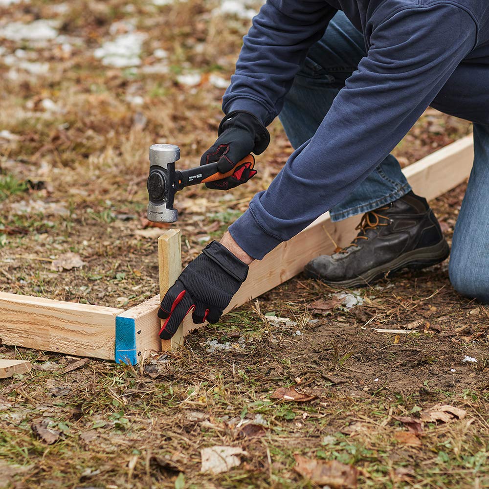 Fiskars IsoCore Vorschlaghammer für Abbruch und Fahren, mit Stoßdämpfung, 1,8 kg, 35,6 cm