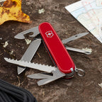 Victorinox Schweizer Taschenmesser Hiker, Swiss Army Knife, Multitool, 13 Funktionen, Klinge, Dosenöffner, Schraubendreher