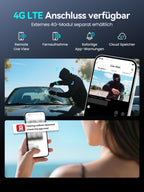 DDPAI Z50 Pro Dashcam Auto Vorne Hinten 4K+1080P, Echtes 4K AI-ISP Nachtsicht Dash Cam, Autokamera mit 64GB Karte, 4G LTE Support, 5GHz WiFi 6 GPS, 48H Parküberwachung, 3" IPS-Display, G-Sensor, ADAS