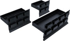 BGS 67150 | Magnet-Ablagen-Satz | 3-tlg. | 150 / 210 / 310 mm | Magnetschalen | Magnetische Ablage | Magnetkorb