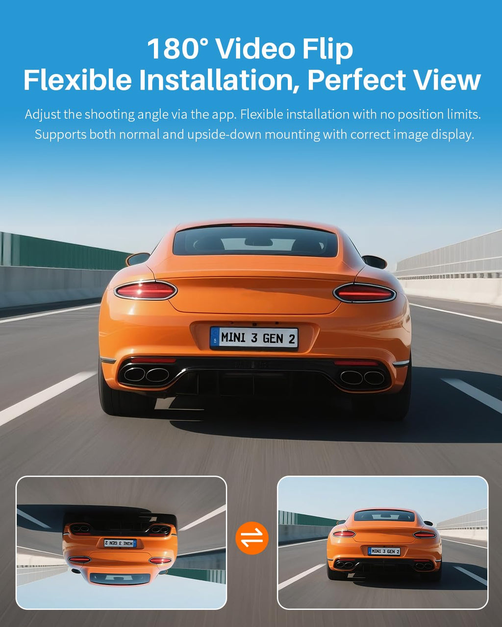 Winzige Dashcam, KAWA 2K 1296P QHD Mini Dashcam Auto - Sprachsteuerung, inkl 32GB SD Karte, WDR/3D DNR mit Super Nachtsicht, Notfallaufnahme, Kompakte Auto Kamera mit G Sensor Parkmodus