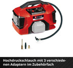 Einhell Akku-Kompressor PRESSITO 18/21 Power X-Change (18 V, max. 10.5 bar, 21 l/min Ansaugleistung, Motordrehzahl 18000 min^-1, ölfrei, ohne Akku)