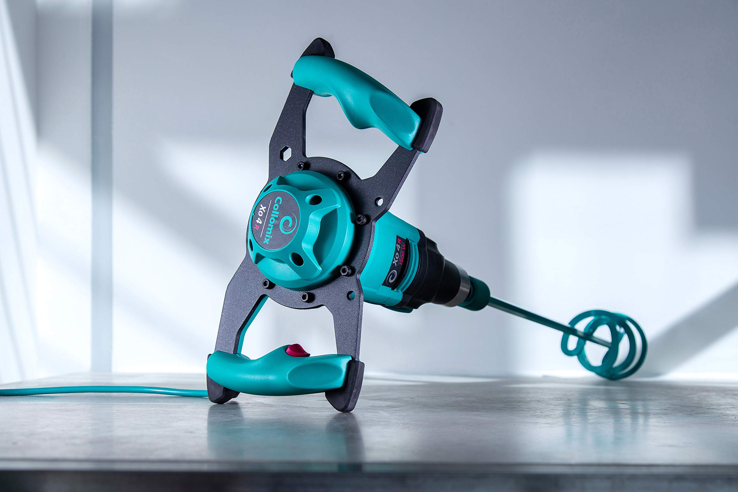 Collomix-Handrührwerk Xo4R HF+WK140 HF, 1500W, 6,2kg, Hexafix Anschluss, Rührer 140cm