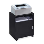 Relaxdays Rollcontainer Büro & Home Office, HBT: 57 x 48 x 34 cm, schwarz