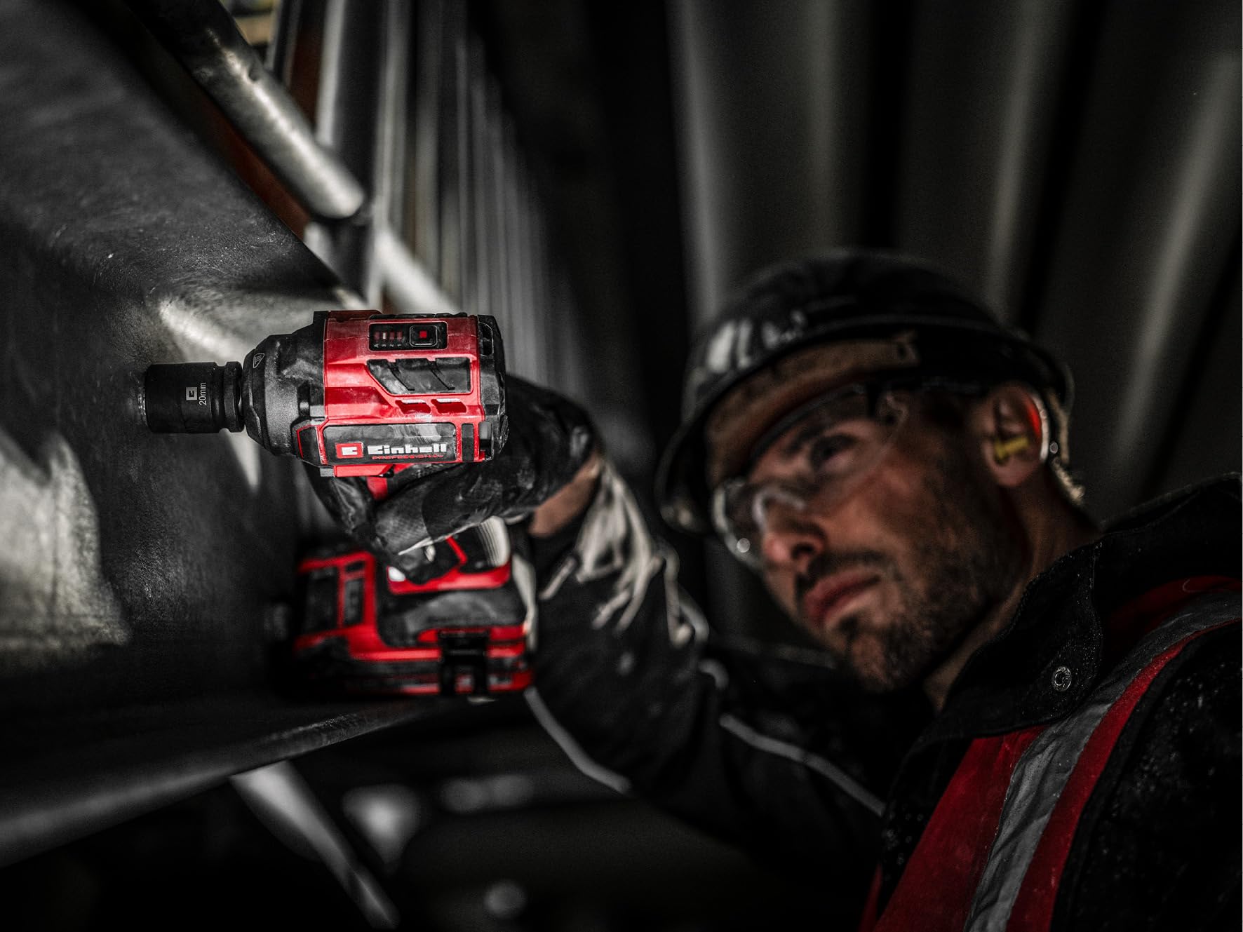 Einhell Professional Akku-Schlagschrauber TP-CW 18/350-C Li BL-Solo Power X-Change (18 V, 350 Nm Drehmoment, 600 Nm Lösemoment, Brushless, Außenvierkant-Aufnahme, ohne Akku)