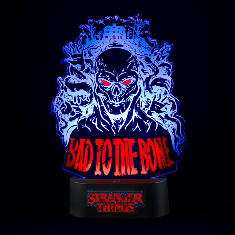 Grupo Erik LED Lampe Stranger Things LED Licht Deko - Stimmungslicht Schreibtisch - Nachttischlampe Kinder und Erwachsene Zubehör - OffiziellerStranger Things Merch Geschenke