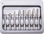 Wolframstahl Fräser, SPTA 8-Teilig Frässtifte 6mm Schaft Bit zum Holz Metall Marmor schnitzen, schleifen, gravieren usw, Bohren Tools, geeignet für Bohrmaschine, Multifunktionswerkzeug -CTBSET