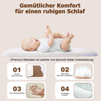 SANEWE Beistellbett Babybett - Stubenwagen Baby Bett mit Rollen Federwiege für Babys - Reisebett Set - Ausziehbares Kinderbett - Sicherer Schlafplatz für Kleinkinder