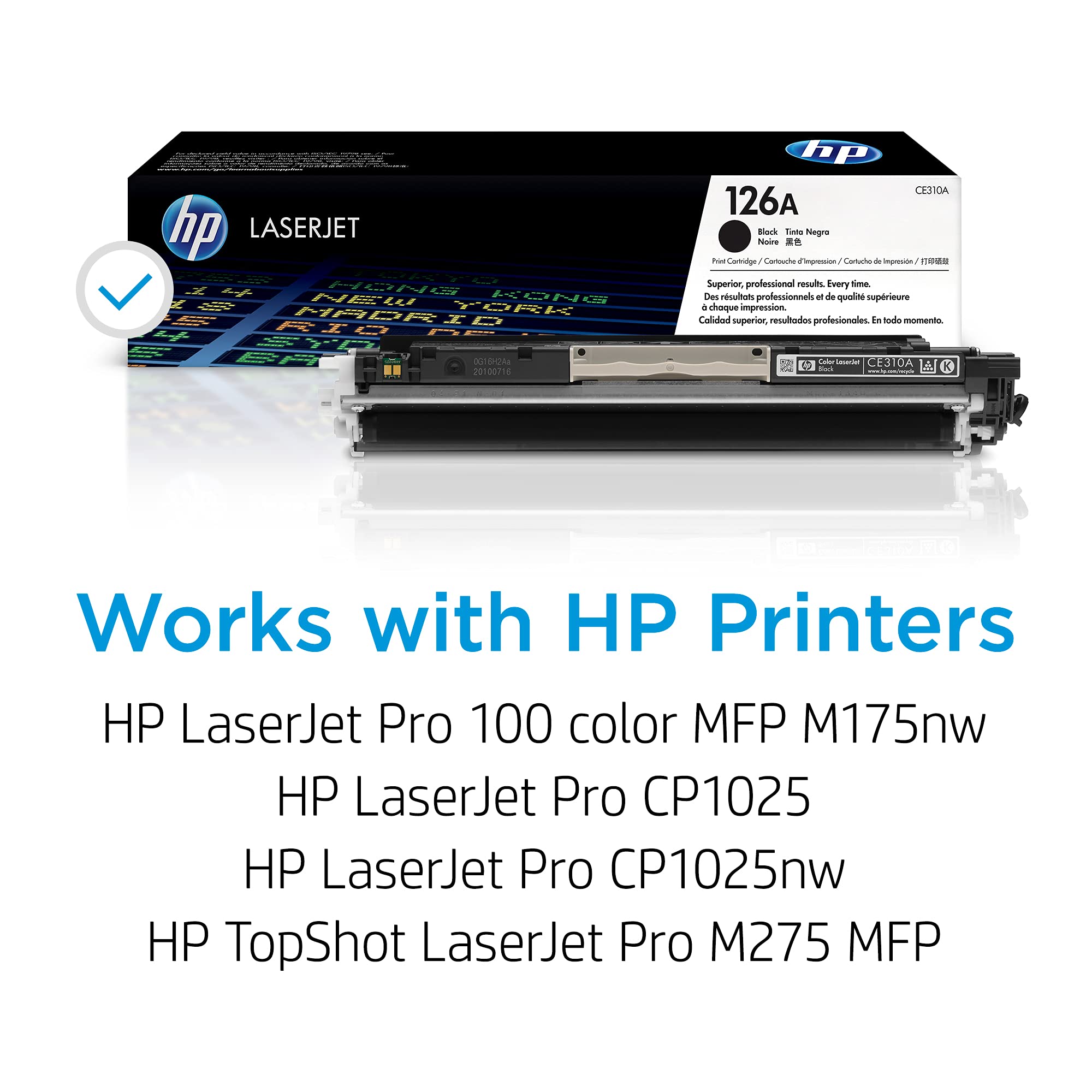 HP 126A Schwarz Original LaserJet Tonerkartusche