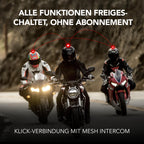 Sena 50S Motorrad Bluetooth Headset mit Drehrad und Sound by Harman Kardon, integriertem Mesh Intercom System und Premium Mikrofon & Lautsprechern