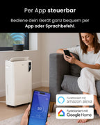 Pro Breeze 20L Smart Luftentfeuchter elektrisch - Luftentfeuchter mit Kompressor, Smart App Steuerung, Feuchtigkeitssensor, Luftfilter, Wäschemodus, Timer - Gegen Schimmel - Entfeuchter für bis 35m²