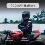 WAYXIN R5 Pro Motorrad Headset Intercom mit HiFi/FM/AI Sprache Motorrad Bluetooth Headset für 2 Personen in Reichweite von 1200m 40mm Motorrad Intercom IP67 wasserdicht （2pc）
