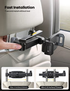 Lamicall Tablet Halterung Auto, Tablethalterungen Auto - Ausziehbar KFZ Tablet Halter Kopfstütze, Universal Tablet Kopfstützenhalter für iPad, für Switch, Samsung Tab, Smartphone & 4,7-11 Zoll Geräte