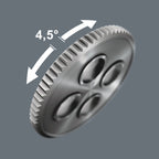 Wera 05005530001 8100 SB 12 Zyklop Comfort Knarrensatz, Umschalthebel, 3/8"-Antrieb, metrisch, 16-teilig