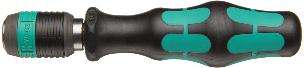 Wera Kraftform 813 R Hexagon Bitholding Screwdriver, Rapidator Quick-Release Chuck, 1/4" Head, 90mm Blade Length