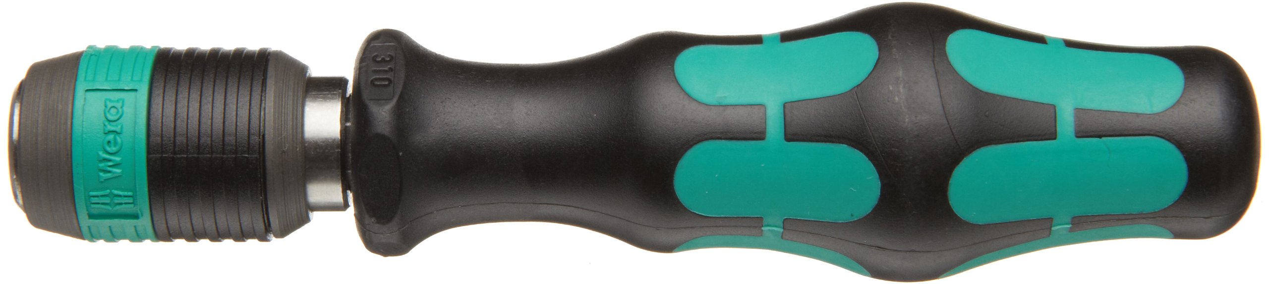 Wera Kraftform 813 R Hexagon Bitholding Screwdriver, Rapidator Quick-Release Chuck, 1/4" Head, 90mm Blade Length