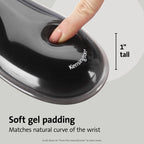 Kensington ergonomische Duo Gel Tastatur Handgelenkauflage, 94 x 483 mm, Rutschfeste und bequeme Handgelenkshalterung, Kompatibel mit Standard-Tastaturen, Blau/Schwarz, 62397