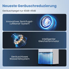 Newentor Luftentfeuchter elektrisch 30L, Entfeuchter elektrisch keller, Raumentfeuchter elektrisch, Dehumidifiers for home für 245m³/90m², mit Timer, Filter, Ablaufschlauch, 10 J. Gar.