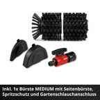Einhell Akku-Oberflächenbürste PICOBELLA 18/215 Power X-Change (18 V, multifunktionell, integr. Gartenschlauchanschluss, inkl. Bürste MEDIUM, ohne Akku)