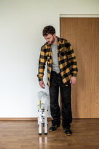 Drabest Aluminium Trittleiter Leiter beidseitig begehbar, 2x3 Stufen, 125kg