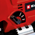Einhell Stichsäge TC-JS 80/1 Kit (550 W, 20 mm Hubhöhe, Pendelhubfunktion, 80 mm Schnitttiefe in Holz, 10 mm in Stahl, 3.000 min-1, inkl. 3x T-Schaft Sägeblatt)