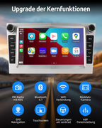 ESSGOO 4+64G Drahtloses Carplay und Android Auto Autoradio Für Vauxhall Opel Corsa C/D Zafira B Astra H Zafira b Meriva Vivaro Signum Combo mit 7 Zoll Touchscreen Bluetooth FM RDS GPS WiFi Silber