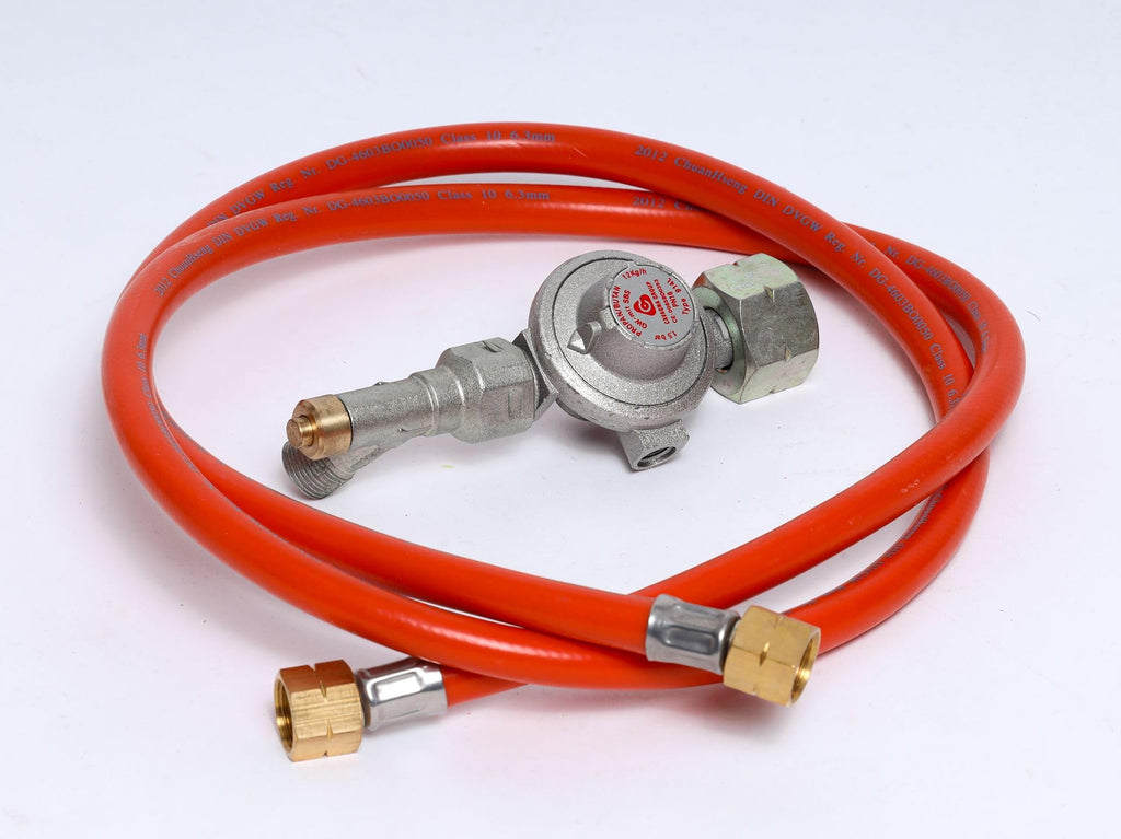 Rothenberger Industrial Gas – Heiz – Kanone/Gebläse RoTurbo 35000 inkl. Piezo-Zündung, Schlauch & Schlauchbruchsicherung 34,0 kW, 1500000363