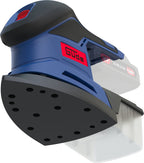 Güde 58481 Akku Deltaschleifer DS 18-0 (18 V, Easy-Energy-Exchange, 150 x 150 x 100 mm Klett-Schleifpapier, mit Staubfangbox, ergonomischer Anti-Rutsch-Handgriff mit Softgrip, ohne Akku und Ladegerät)